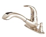 41CPAanQ6LL. SL160  WaterRidge Brushed Nickel Kitchen Pullout Faucet & Soap Dispenser