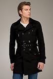 Diesel - Diesel Juru Black Trench Coat