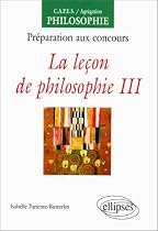 La leçon de philosophie, III