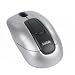 Saitek 3-Tasten Maus mit Scrollrad, optisch, USB schnurlos, wiederaufladbar, silber