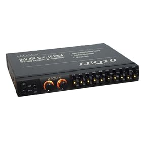 Legacy LEQ10A 10 Band Car Audio Graphic Equalizer Equaliser EQ Crossover