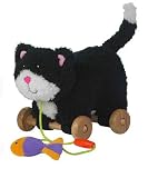 from Orange Tree Toys Soft Black Cat Pull-Along