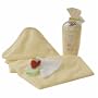 Lambs & Ivy Yum Yum Baby Smoothie Hooded Bath Towel Set -Yellow