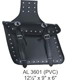 WATERPROOF Studded throw-over Saddle Bag with Quick release. Size: 12.5X9X6 (LxHxW)