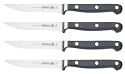 Mundial 5100 Series 4-Piece 4-Inch Steak Knife Set with Serrated Edge, Black