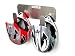 Aluminum Helmet Rack Hook Storage Cabinet Enclosed