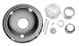 Danco 28971 Trim kit for Delta Single-handle Tub/Shower faucets, chrome