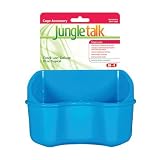 Jungle Talk Crock Loc Deluxe Feeder w/ Divider 20oz Assorted Colors