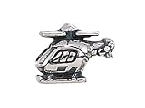 Zable(tm) Helicopter Bead / Charm in 925 Sterling Silver