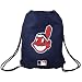 Cleveland Indians Navy Blue Nylon Drawstring Backpack