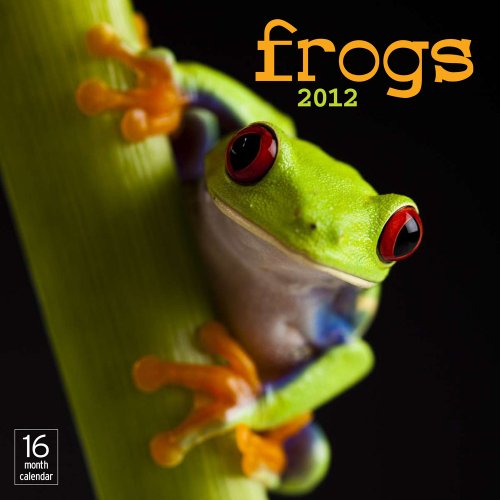 2012 Frogs Wall calendar