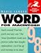 Book Word 98 for Macintosh (Visual QuickStart Guide)