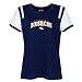 Denver Broncos Play Action Short Sleeve Fashion Top, Large