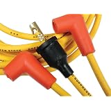 ACCEL 4044 SuperStock 8mm 4000 Series Yellow Graphite Spark Plug Wire Set by Accel
