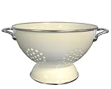 Review Reston Lloyd 88300 / Calypso Basics 5 Quart Enamel On Steel Colander, White