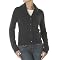 Isaac Mizrahi Women's Shawl Cardigan Sweater - Ebony