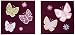 Kimberly Grant Bohemian Butterfly 2 Piece Canvas Art