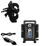 Sony Ericsson z558c Auto Vent Holder with Car Charger - Uses Gomadic TipExchange