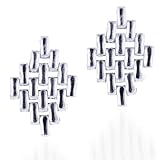 Sterling Silver Small Panther Earrings Earring