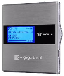 TOSHIBA  HDDプレーヤー gigabeat G40 スパークリンググレー [MEG400(H)] MEG400 H