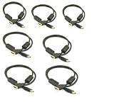 7 x 3ft Advanced 1.3a HDMI Cable, Supports well over 1080p exclusively designed for Close Hassle free Cable Connections to your Favorite Components including PS3, Denon, Harmon Kardon, Onkyo, or Sony Receivers, XBOX 360, LCD, and Plasma TV Monitors, Media Server/Computer, Blue-Ray or DVD Player