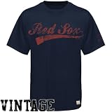 Majestic Select Boston Red Sox Navy Blue Vintage Paramount Premium T-shirt