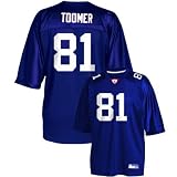 Reebok NFL Equipment New York Giants #81 Amani Toomer Royal Blue Replica Football Jersey