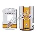 PCMICROSTORE Brand Motorola Razr V3 V3i V3c NBA Los Angeles Lakers Home Style Jersey Snap-On Case Cover - NBA Licensed Product