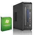 KCSmicro [182103] Mini-PC Nettop | Intel Atom D525 Dualcore 2x1800MHz | 4GB DDR3 | 500GB | DVD-RW | Sound | GigabitLAN | Cardreader | bis zu 87% Energieeinsparung | Microsoft Windows 7 Home Premium 64-Bit