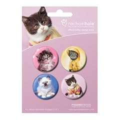 Tiere - Button Set Cats 2 (in 3,8 cm)