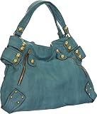 Blue ''Gold Studded'' Large Hobo By NILA