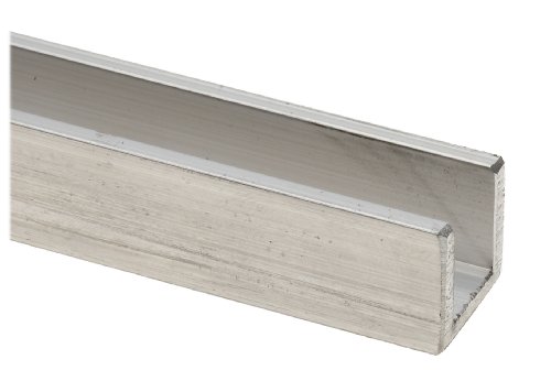 Aluminum Channel Type 6063-T5 ASTM-B221 3/4 x 3/4 x 1/8 Thick