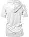 Xpril Women's Cotton Zip up Hoodie T-Shirt