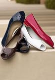 Peep-Toe Patent Flats
