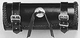 LEATHER MOTORCYCLE TOOL BAG BAGS BOX FORK SADDLEBAGS
