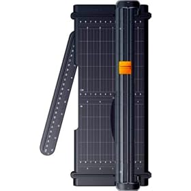 Fiskars SureCut Recycled Titanium Portable Paper Trimmer, 12- Inch (01-005454)