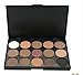 Brand New Fashion 15 Earth Color Matte Pigment Glitter Eyeshadow Palette Cosmetic Makeup Set Nude Eye Shadow palettes