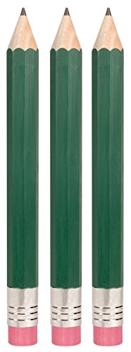 Giant Pencil - 3 Pack Really Big Pencil - GREEN