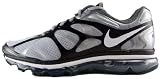 Nike Air Max+ 2012 Mens Running Shoes Wolf Grey/White-Black 487982-010 Wolf Grey / White-Black men