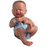 Berenguer La Newborn All-Vinyl Newborn Doll in Diaper.Closed Eyes Real Boy 18502