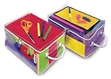 Clear Vinyl Utility Bags (Clear) (9" H x 12" W x 6" D)