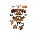 Hook'Em Texas Longhorns Mascot Wall Decal