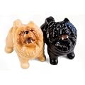 Chow Chow Handmade Salt and Pepper Shaker (5cm x 5cm)