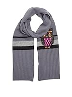 Alice Hannah Bufanda Lana Gem Owl (Gris)