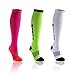 X31 Sports Knee High Compression Socks for Running Womens and Mens