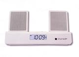 iHome iH26W Portable Travel Alarm Clock for iPods (White)