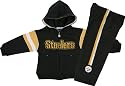 Pittsburgh Steelers Kids 4-7 Full Zip Hooded Jacket and Pant Set