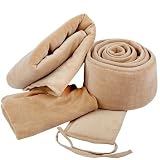 American Baby Company Organic Cotton 3-Piece Cradle Set, Mocha