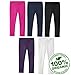 Organic Girls Leggings Made in USA - 100% Super Soft Cotton -School Play Parties Fashion