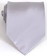 Mens Hand Made Solid Silver Designer Silk Neck Tie